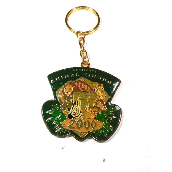 Disney's Animal Kingdom 2000 Metal Enamel Keychain - Picture 1 of 8